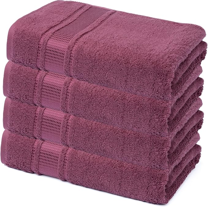 Melissa Linen, Fingertip Towels 4 Pack, 100% Turkish Cotton, Small Hand Towels - Image 4