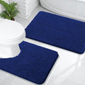 OLANLY Bathroom Rugs Sets 2 Piece, Soft Absorbent Chenille Bath Mats and by OLANLY