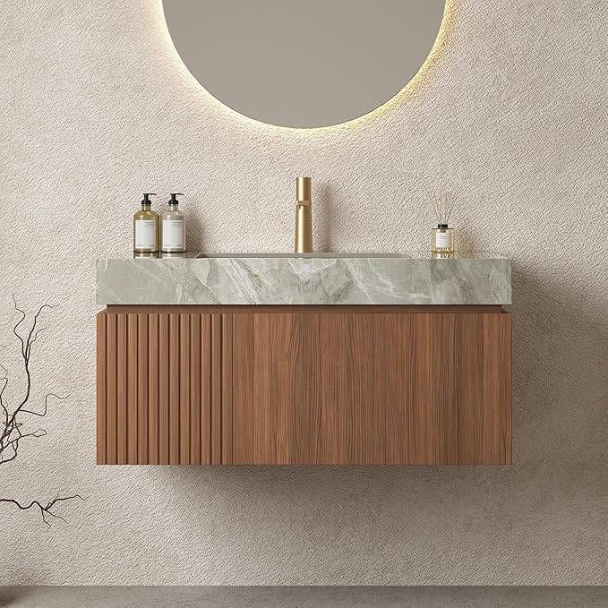 LKTART Floating 36 Inch Bathroom Vanity by LKTART