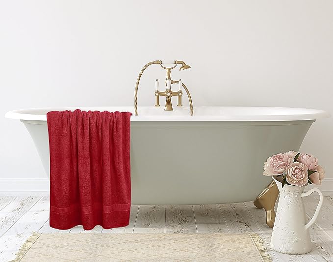 Utopia Towels Luxurious Jumbo Bath Sheet 2 Piece, 600 GSM, 35 by 70 Inches - Image 8