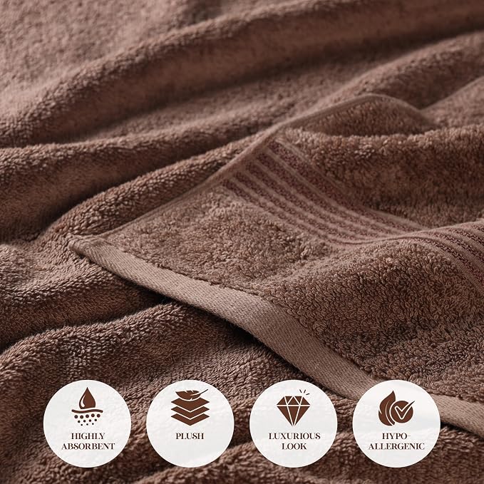 Superior Egyptian Cotton 2-Piece Bath Sheet Towel Set, Oversized Body Towels - Image 8