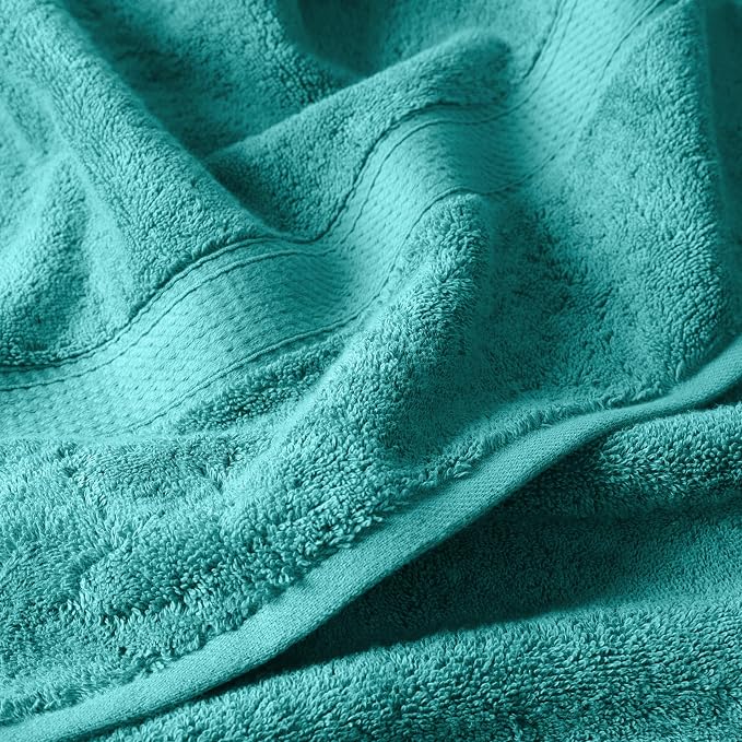 Superior Egyptian Cotton Pile 6 Piece Towel Set, Includes 2 Bath, 2 Hand - Image 4