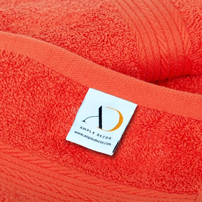 Ample Decor Washcloths Pack of 200 12 X 12 Inch, 600 GSM 100% Cotton Soft - Image 4