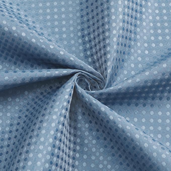 3 in 1 Shower Curtain Set, Moonlight Blue Waffle Shower Curtain and PEVA Liner - Image 6