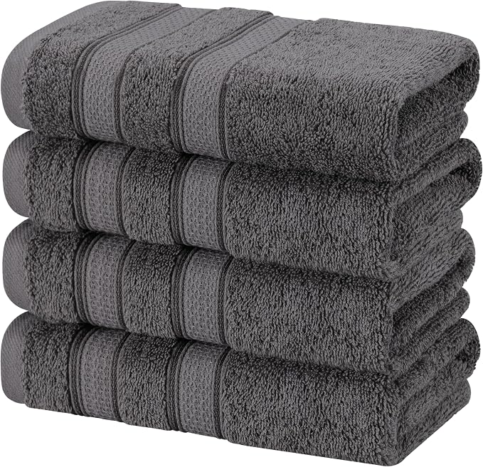 American Soft Linen Salem 100% Cotton Turkish 4 Piece Bath Towels - Image 5