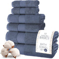 MAURA Basics Bath Towel Sets for Bathroom by MAURA