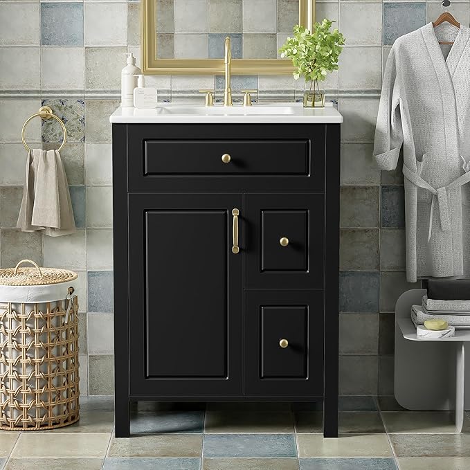 Harper & Bright Designs 24" Bathroom Vanity - Image 3