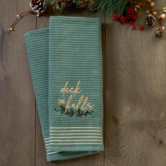 SKL Home Christmas/Winter Deck The Halls Hand Towel Set - Image 3