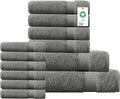 Delara 100% Organic Cotton Towels 650 GSM Plush Feather Touch Quick Dry Towel by Delara