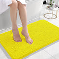 OLANLY Bathroom Rugs 24x16, Extra Soft Absorbent Chenille Bath Rugs, Rubber by OLANLY