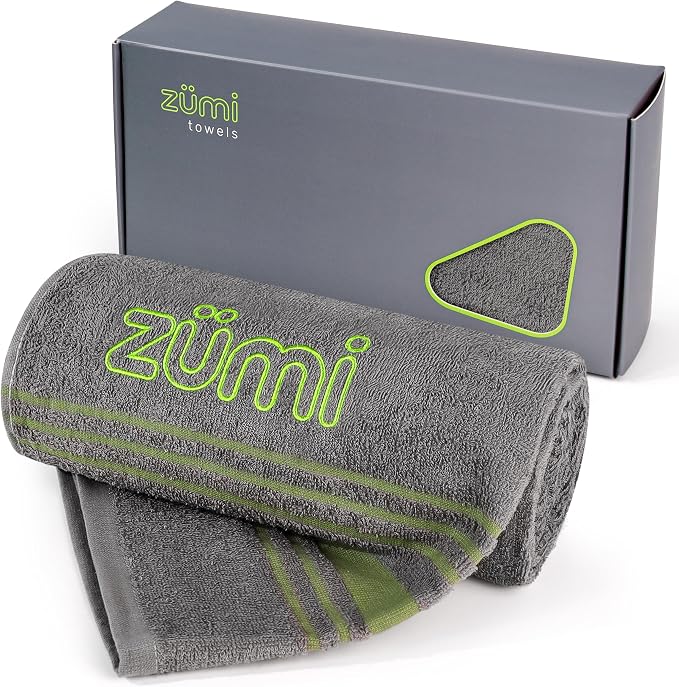 Zumi 100% Cotton Quick Dry Large Travel Towel by Zumi+Towels