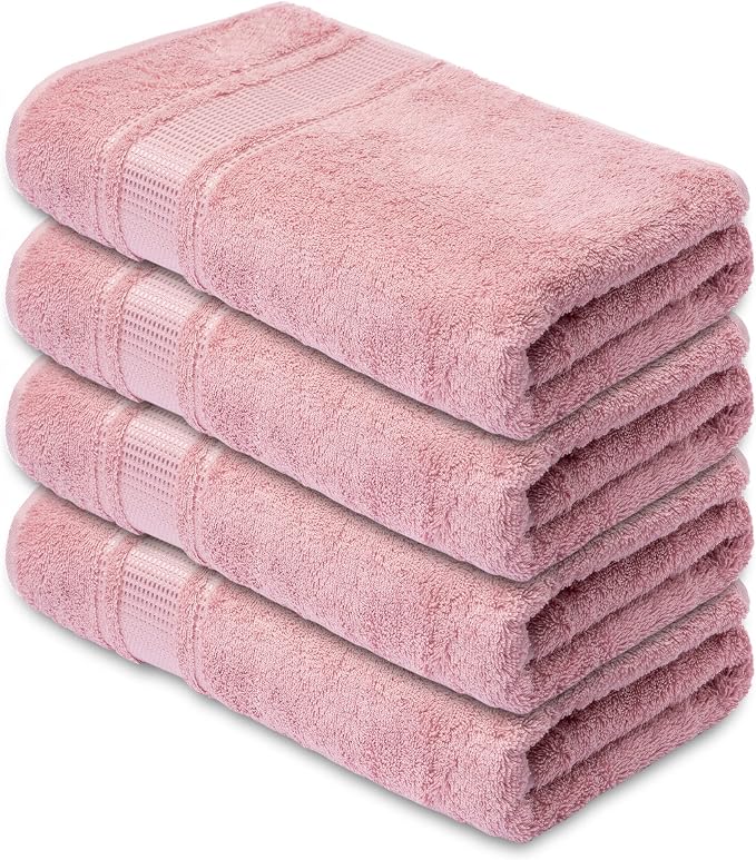 Melissa Linen, Fingertip Towels 4 Pack, 100% Turkish Cotton, Small Hand Towels - Image 3