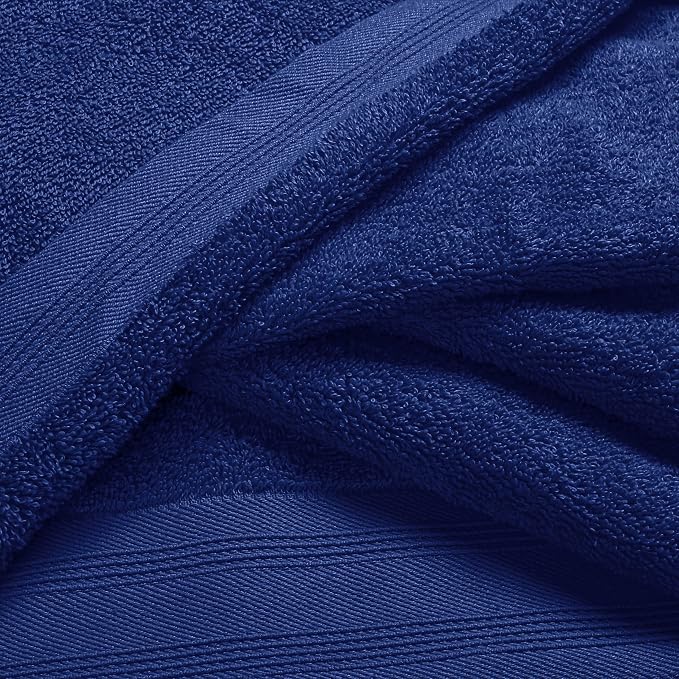 Ultra Soft 3 Pack Cotton Towel Set, Contains a Bath Towels 28x55 inch, a Hand - Image 2
