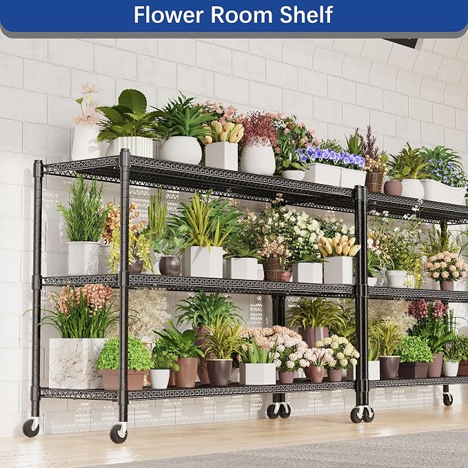 REGILLER 3-Wire Shelf Adjustable Heavy Duty Storage Shelves, Metal Organizer - Image 5