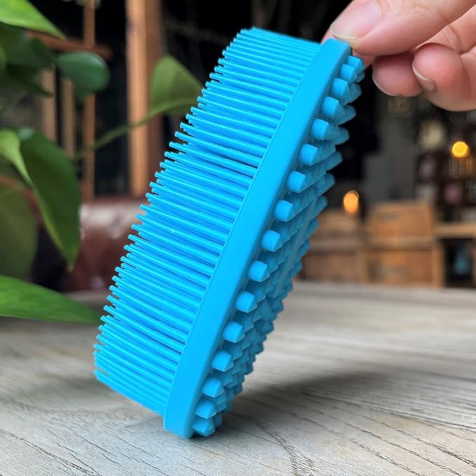 Premium Sensory Brush for Kids or Autism, Soft Silicone Body Scrubber, 2 in 1 - Image 4