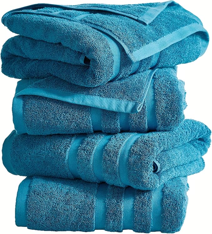 Cotton Bath Towel – Large 30x60 Inches, Thick & Absorbent Towel - Image 8