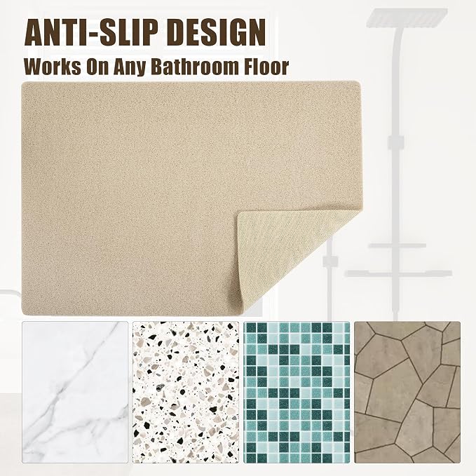 HOMBYS 47 x 32 Extra Large Shower Mat - Image 6