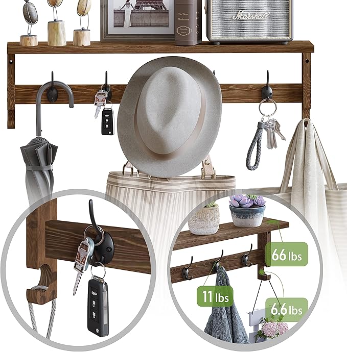 AMBIRD Coat Rack Wall Mount - Image 6