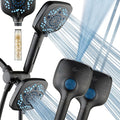 6-way High Pressure 82 Spray Mode Filtered Showerhead Combo by HotelSpa