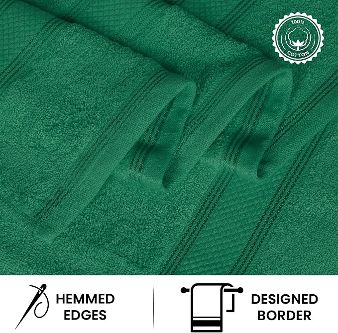 Casa Lino Bath Towel Set of 8 - Image 4