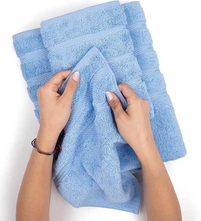 American Soft Linen Premium 3 Piece Towel Set, 1 Bath Towel 1 Hand Towel 1 - Image 6