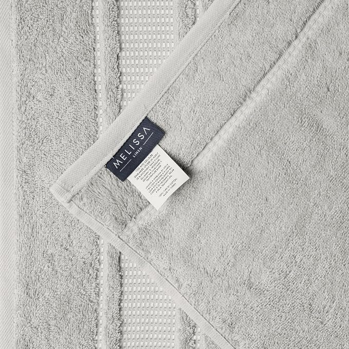 Melissa Linen, Fingertip Towels 4 Pack, 100% Turkish Cotton, Small Hand Towels - Image 6