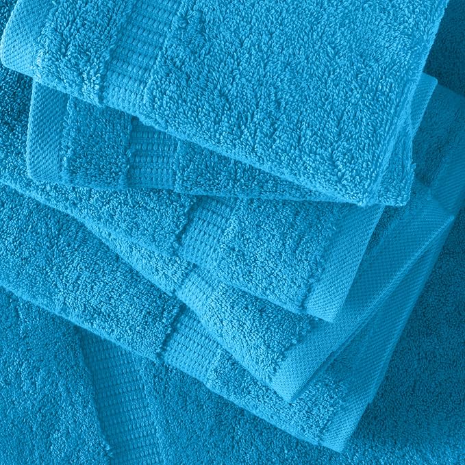 SALBAKOS 100% Turkish Cotton 6-Piece Towel Set | Heirloom Quality Hotel & Spa - Image 3