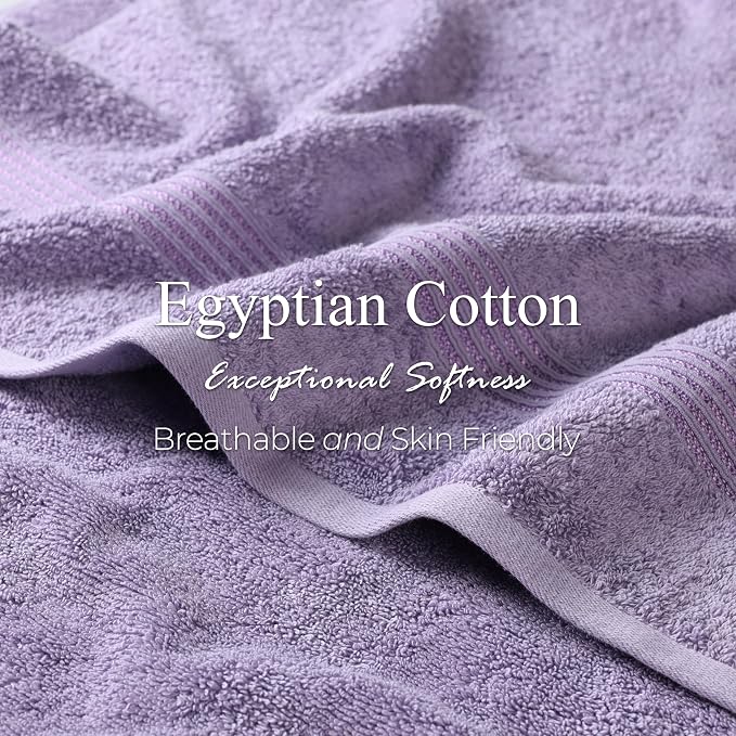 Superior Egyptian Cotton 6-Piece Towel Set, Bathroom Essentials, Towels - Image 7