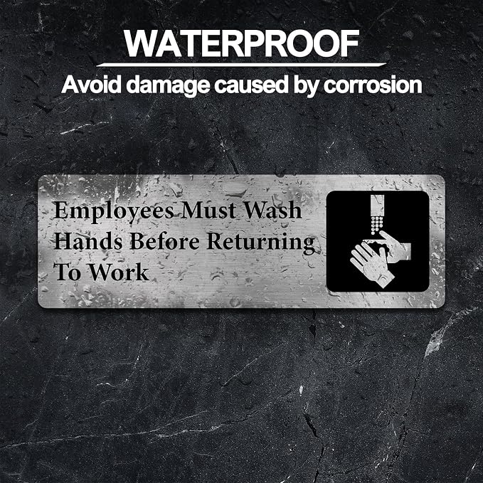 Employees Must Wash Hands Signs, Wash Hands Signs - Image 4
