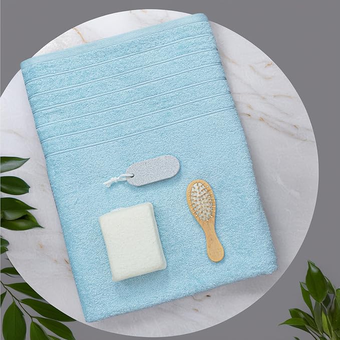 Tens Towels Pack of 1 Jumbo Bath Sheet 40 x 80 Inches, Extra Large & Light - Image 7