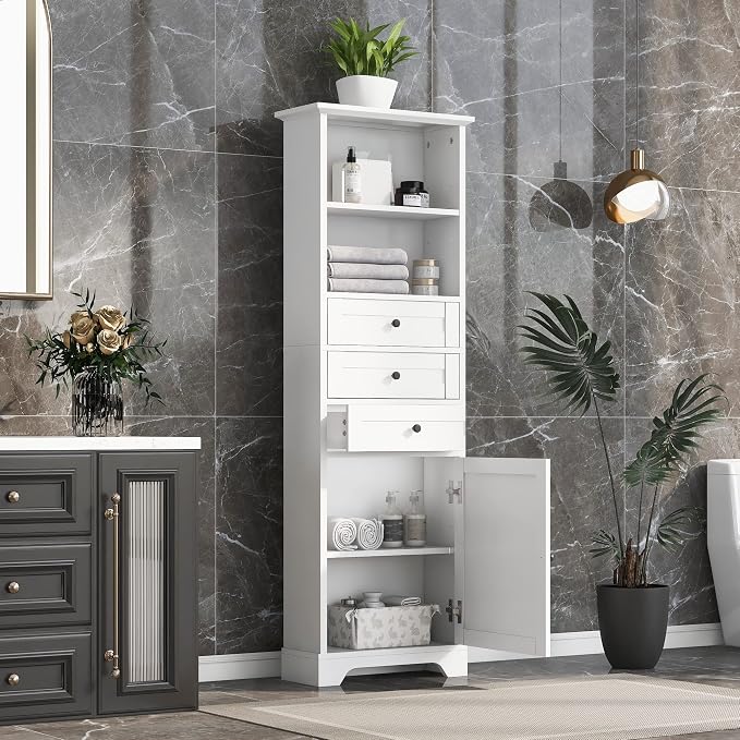 Favfurish 67" Tall Bathroom Storage Cabinet by Favfurish