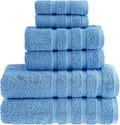 HALLEY Turkish Towels Set 650 GSM Highly Absorbent Super Soft 100% Cotton by HALLEY-TurkishCottonTowels