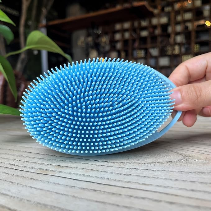 Premium Sensory Brush for Kids or Autism, Soft Silicone Body Scrubber, 2 in 1 - Image 5