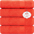 Ample Decor Bath Towels 30 X 54 Inch 600 GSM 100% Cotton Towels by AmpleDecor