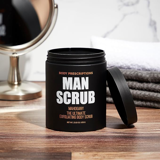 Body Prescriptions Men’s Exfoliating Body Scrub – Ultimate Skin Cleansing Wash - Image 4