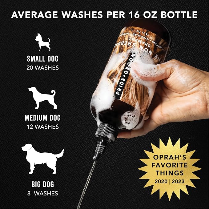 Pride and Groom The Non Shedder Box Set – Dog Shampoo & Conditioner - Image 3