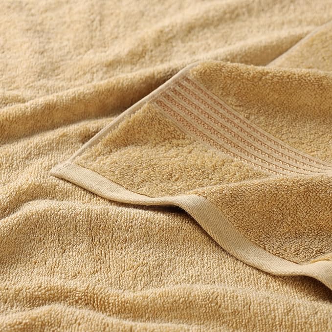 Superior Egyptian Cotton 2-Piece Bath Sheet Towel Set, Oversized Body Towels - Image 4