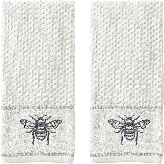 SKL Home Farmhouse Bee Hand Towel Set by SKLHomebySaturdayKnightLtd