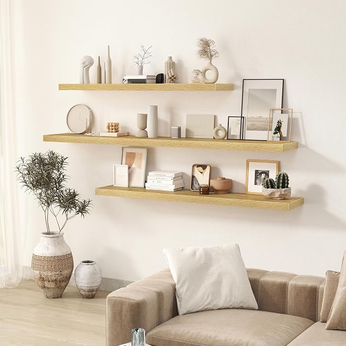 Floating Shelves Wall Shelf 48 Inch, 9.3 Inch Deep Floating Shelf - Image 6