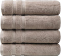 SOFE H&L | Olea Luxury Cotton Turkish Bath Towels Set of 4 Sand | Premium by SOFEHomeLiving