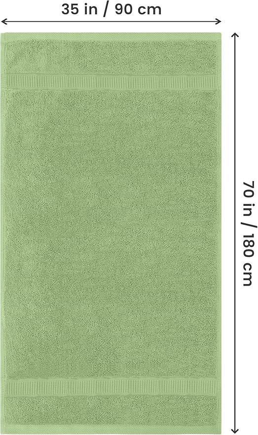 Utopia Towels Luxurious Jumbo Bath Sheet 2 Piece, 600 GSM, 35 by 70 Inches - Image 2