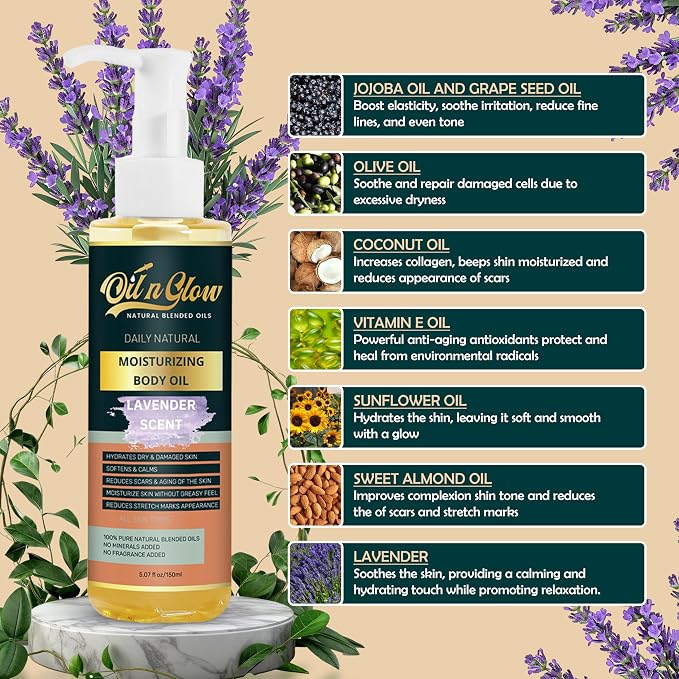 100% Almond Oil USDA Certified Organic Hydrating Body Oil After Shower - Image 3