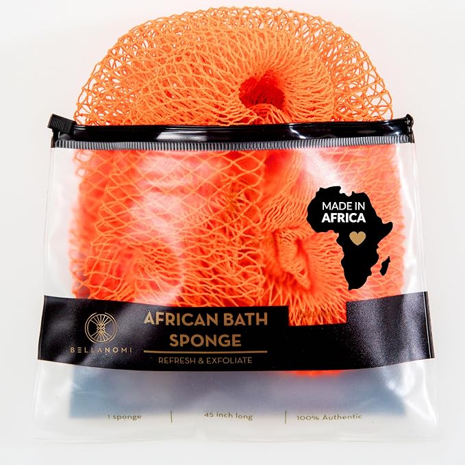 BELLANOMI African Exfoliating Net Sponge, Ethically sourced from Nigeria by Bellanomi