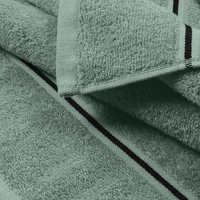 MyOwn Ultra Soft 6 Pack Cotton Towel Set, Contains 2 Bath Towels 28x55 inch - Image 2