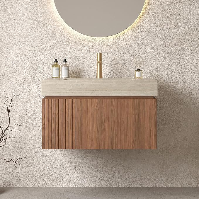 LKTART Floating 30 Inch Bathroom Vanity by LKTART