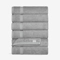 SALBAKOS 100% Turkish Cotton Hand Towel Set of 6 16x30 inch | Heirloom Quality by SALBAKOS