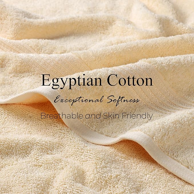 Superior Egyptian Cotton 10-Piece Face Towel Set, Small Towels - Image 7