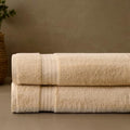 Fabdreams 100% Organic Cotton Bath Sheet Set of 2 700 GSM Oversized Towels by Fabdreams