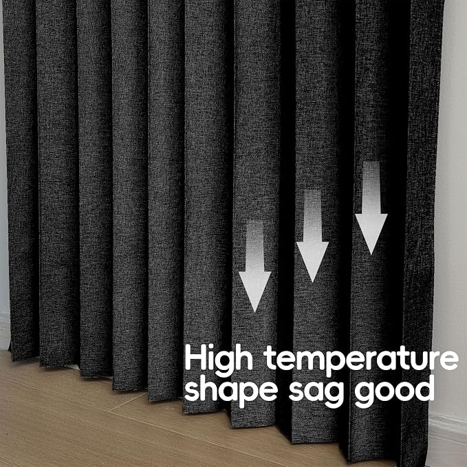 100% Blackout Fabric Folding Door Curtain - Image 7