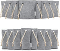 CLEVAST 16 Pack Activated Bamboo Charcoal Air Purifying Bags, Natural Fresh by CLEVAST